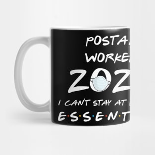 Postal Worker 2020 Quarantine Gift Mug